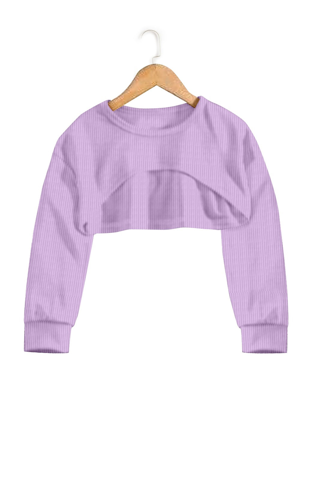 Women Cotton Blend Crop Top Palazzo Set(Purple)